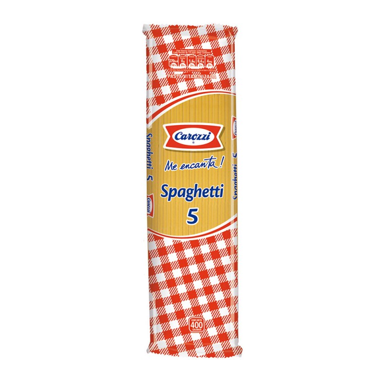 Fideo Carozzi 400 Grs Spaghetti 5