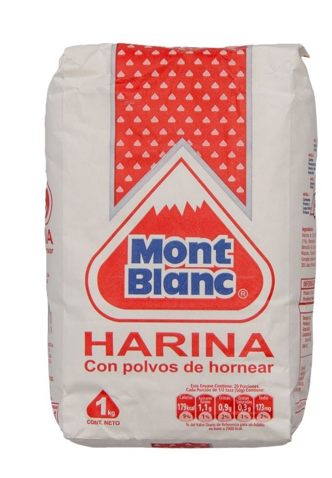 Harina c/polvos mont blanc 1 Kilo