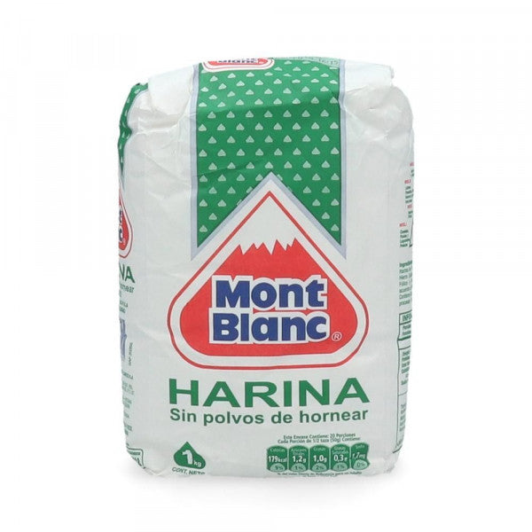 Harina s/polvos mont blanc 1 Kilo