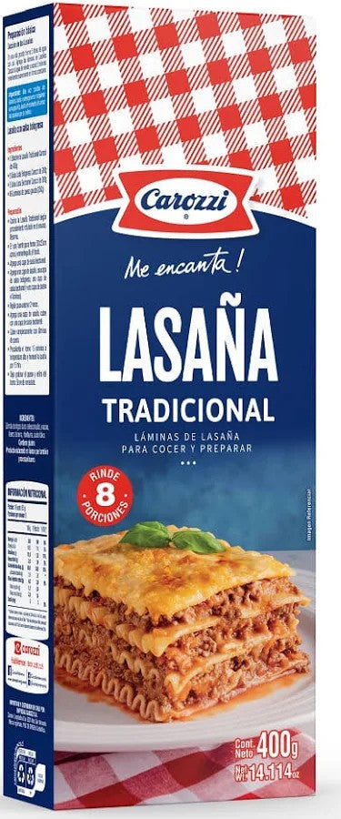 Lasaña Carozzi 400 Grs