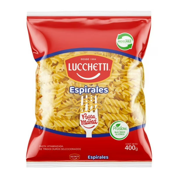 Fideo Luchetti 400 Grs Espirales