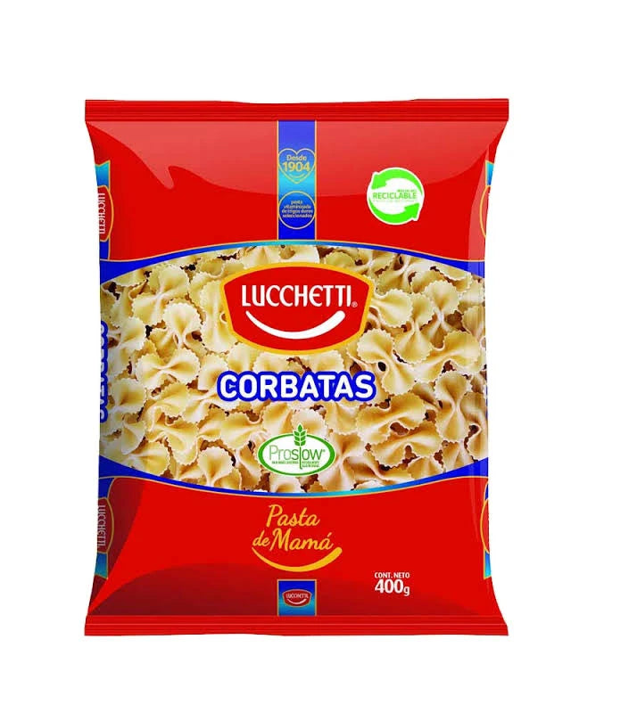 Fideo Luchetti 400 Grs Corbatas