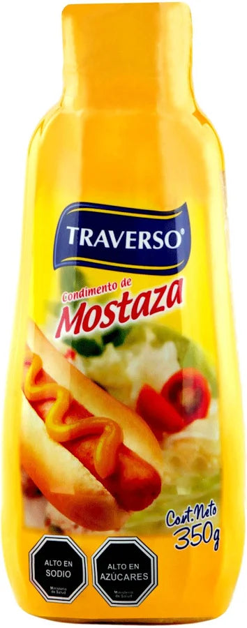 Mostaza Traverso Botella 350 Grs