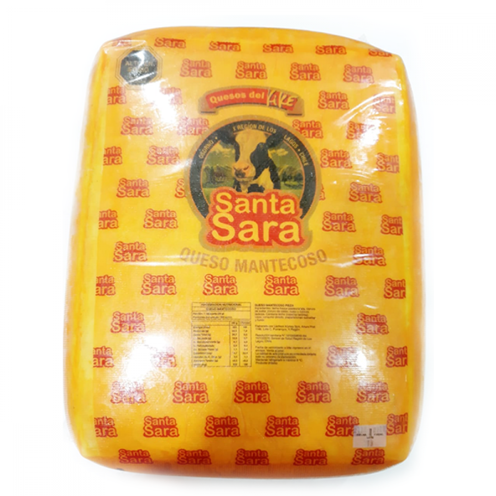 Queso Mantecoso Santa sara 250 Grs