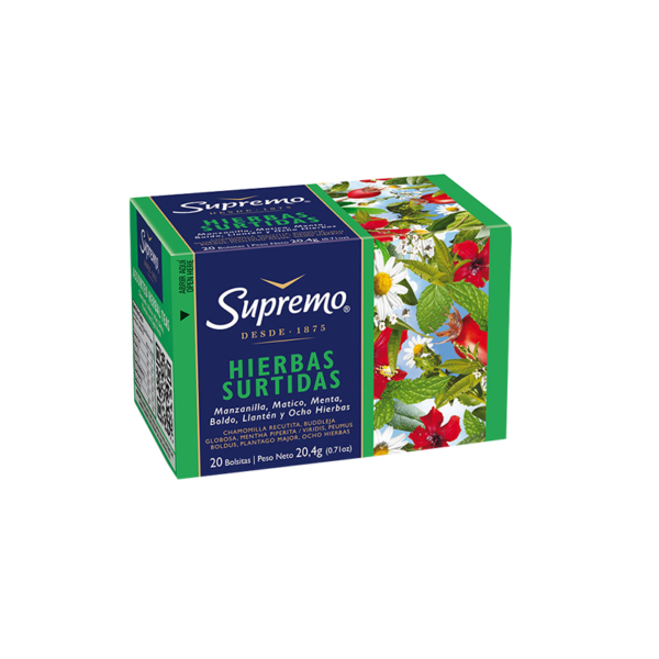 Te supremo Hierbas. Surt 20 Un