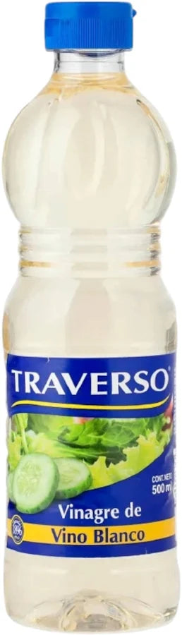 Vinagre Traverso Vino Blanco 500 ml